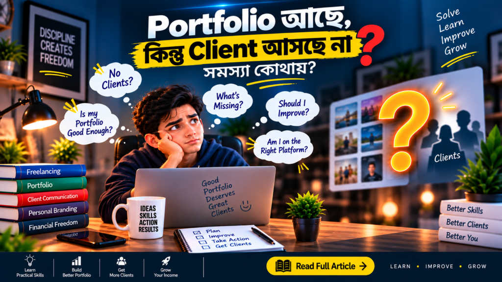 Portfolio আছে কিন্তু Client আসছে না